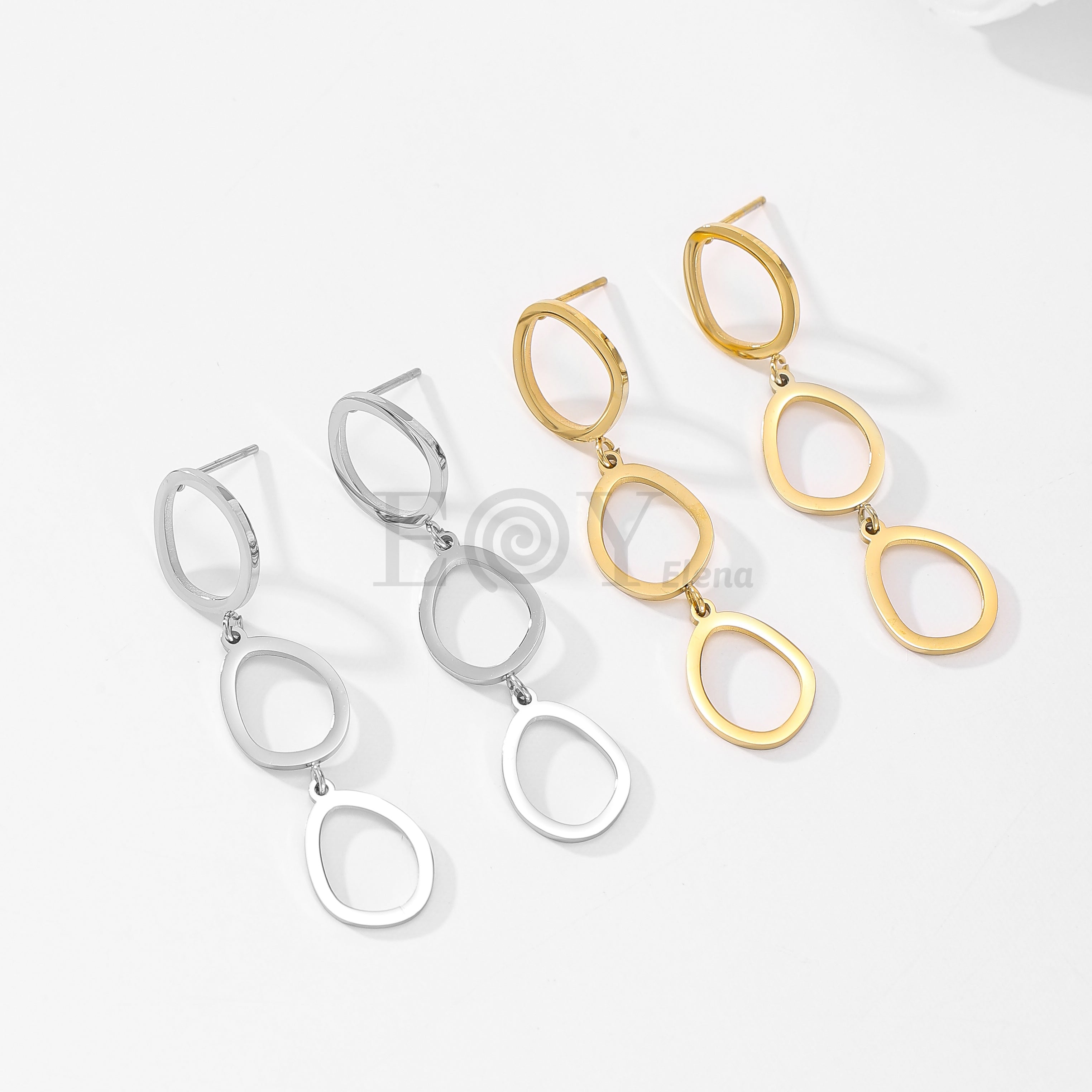 Pendientes triple aro