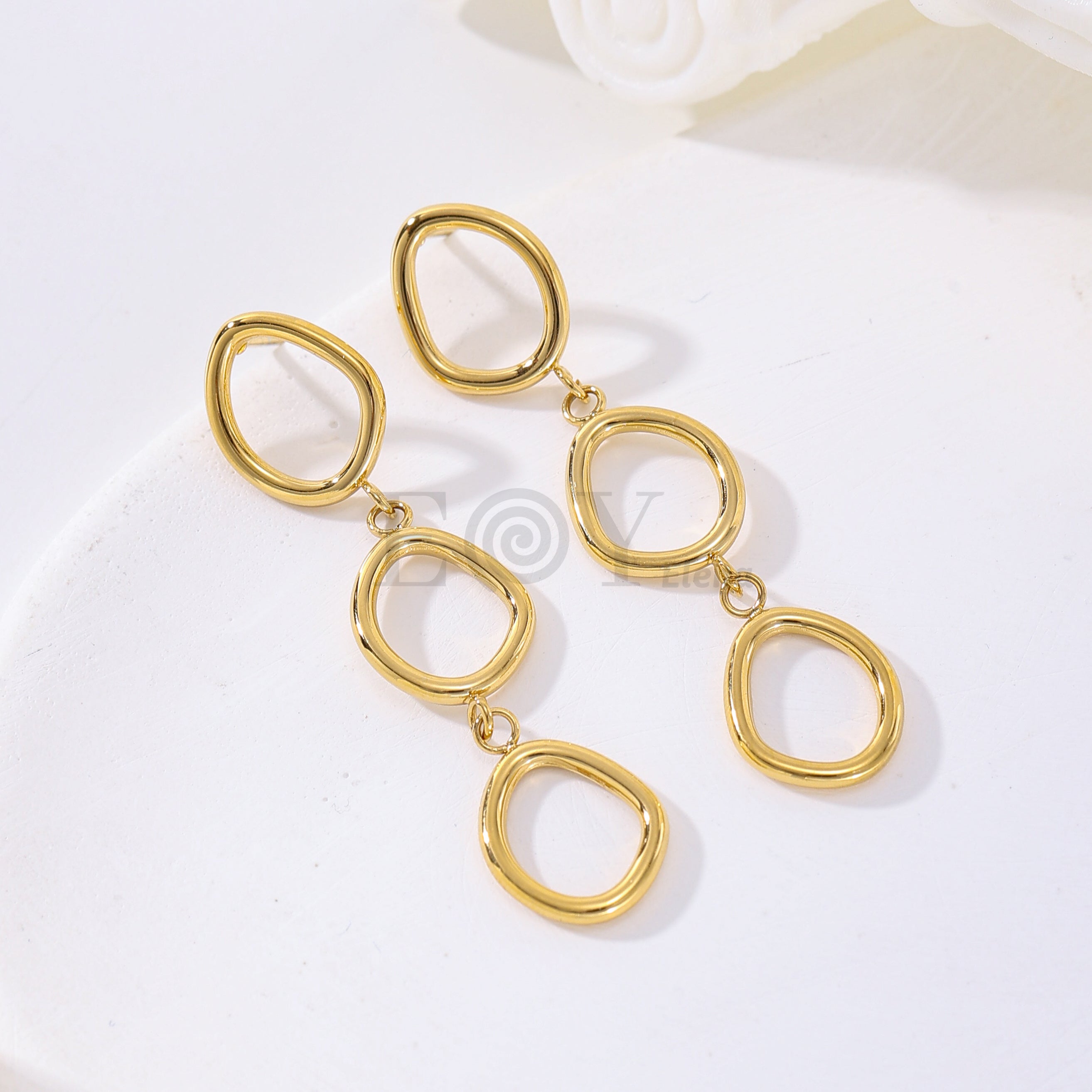 Pendientes de tres aros