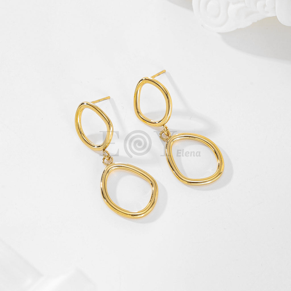 Pendientes doble aro