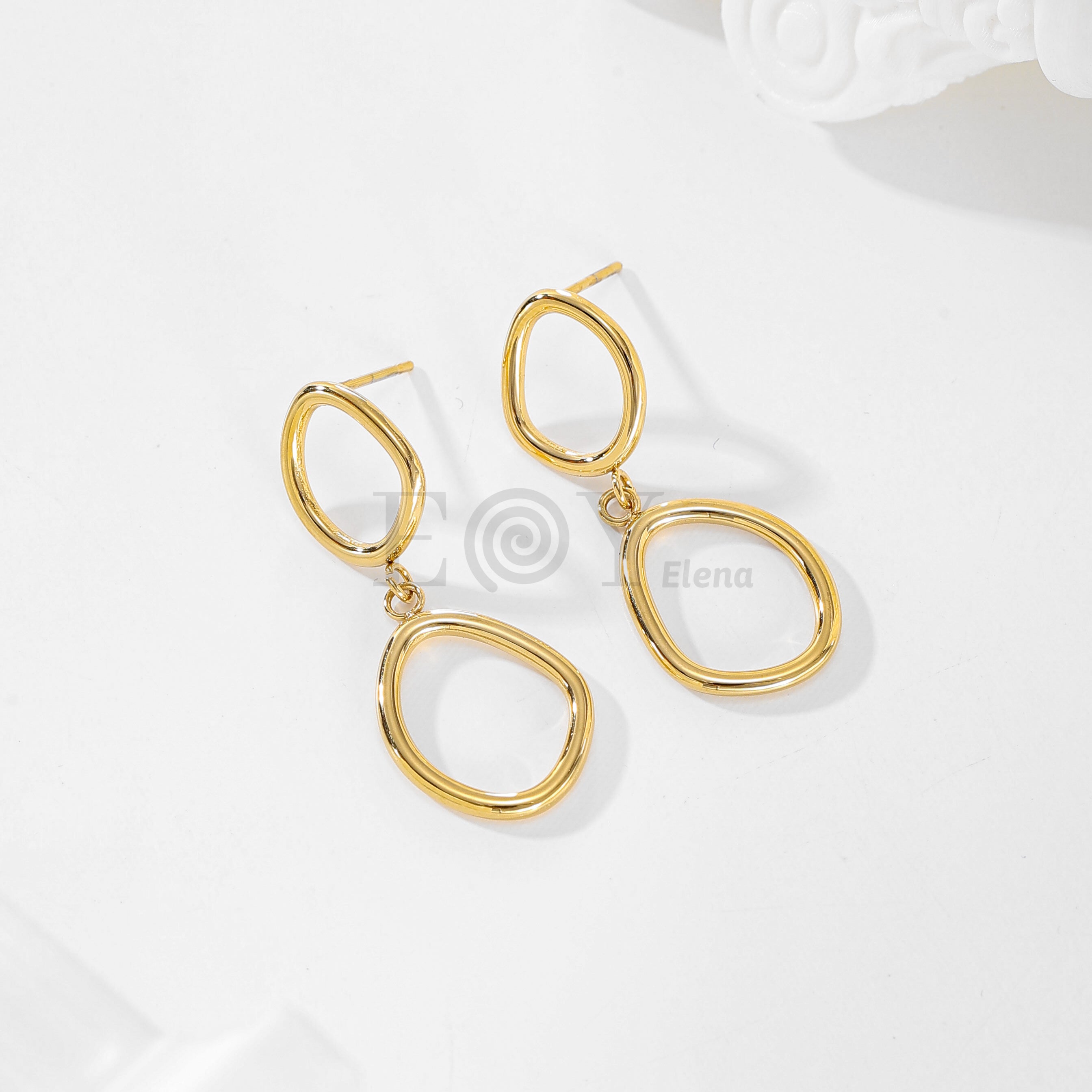 Pendientes doble aro