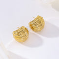 Pendientes de aro grueso