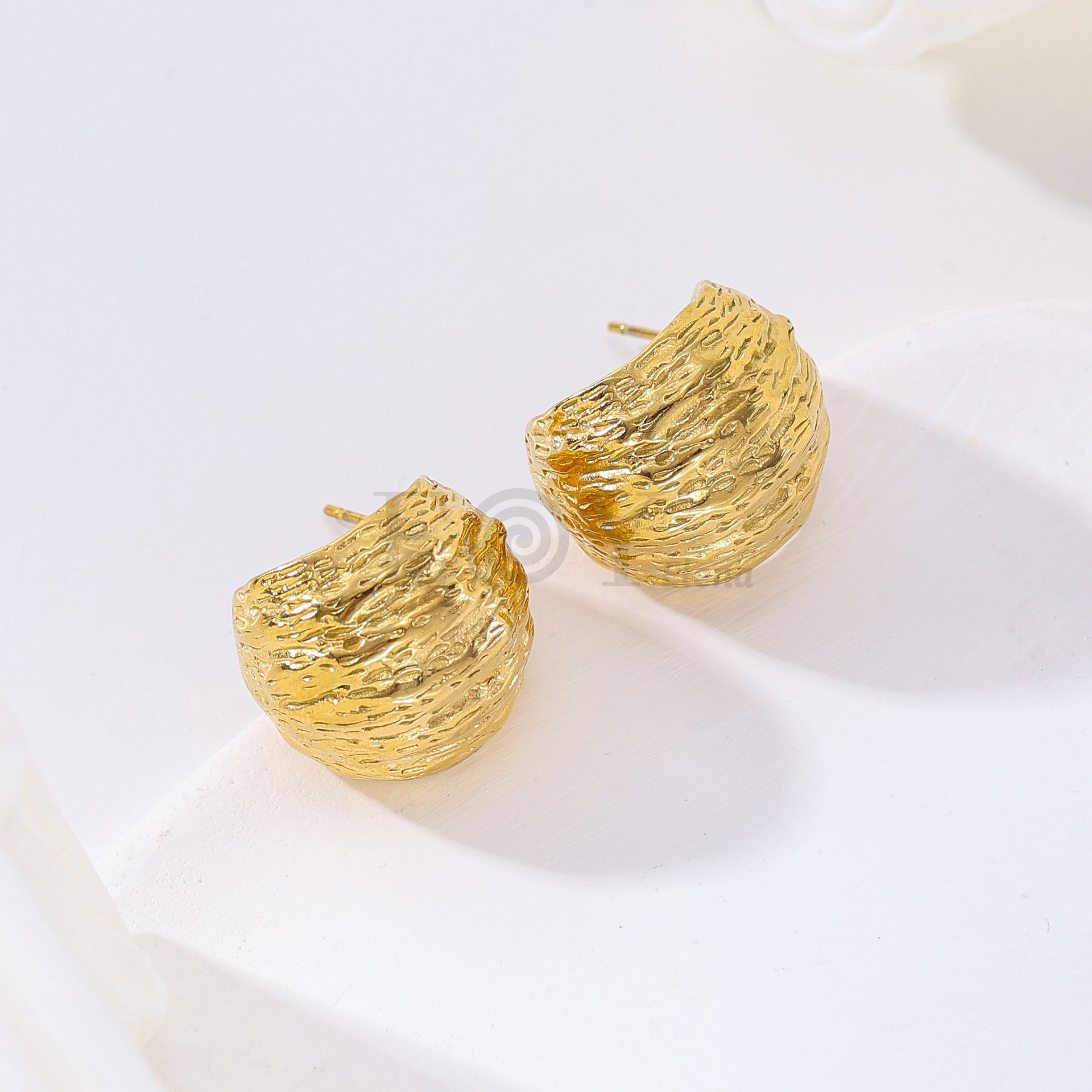 Pendientes de aro grueso