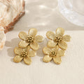 Pendientes de doble flor