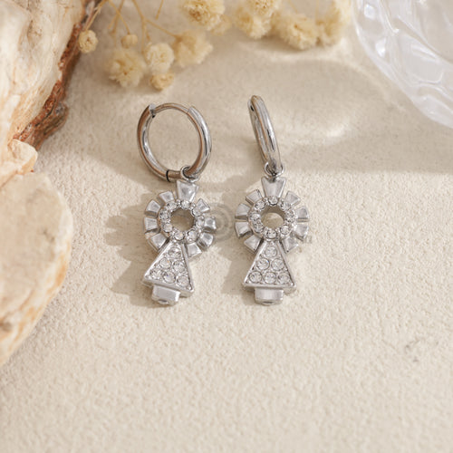 Aros Virgen del Pilar con circonitas
