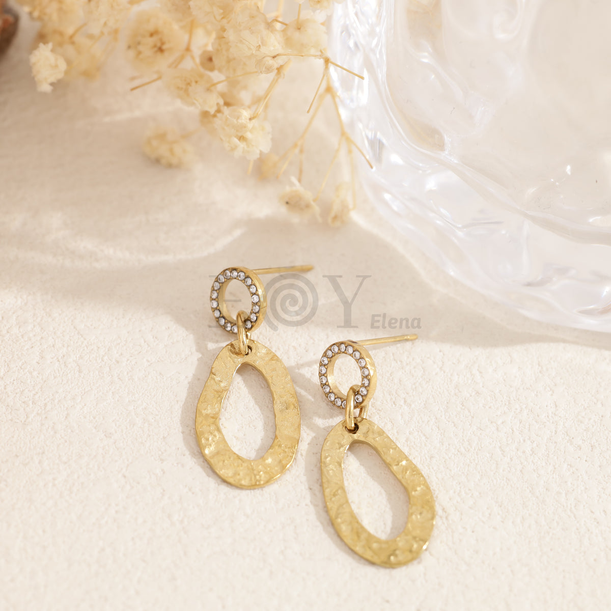 Pendientes chapa hueca acero