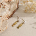 Pendientes pez y perla