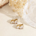 Pendientes doble circonita