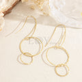 Pendientes doble aro acero