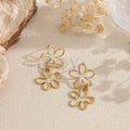 Pendientes de doble flor