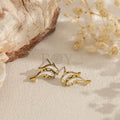 Pendientes delfines esmaltados
