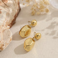 Pendientes figura hexagonal