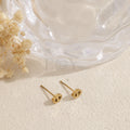 Pendientes detalle acero