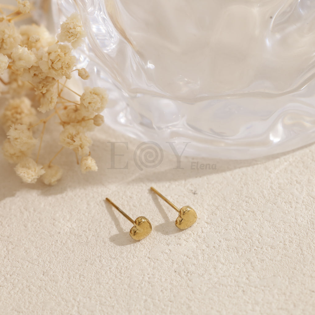 Pendientes corazón acero