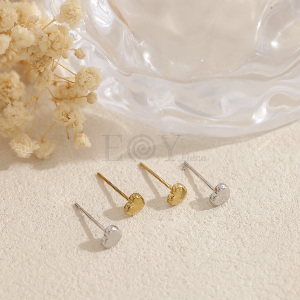 Pendientes corazón acero