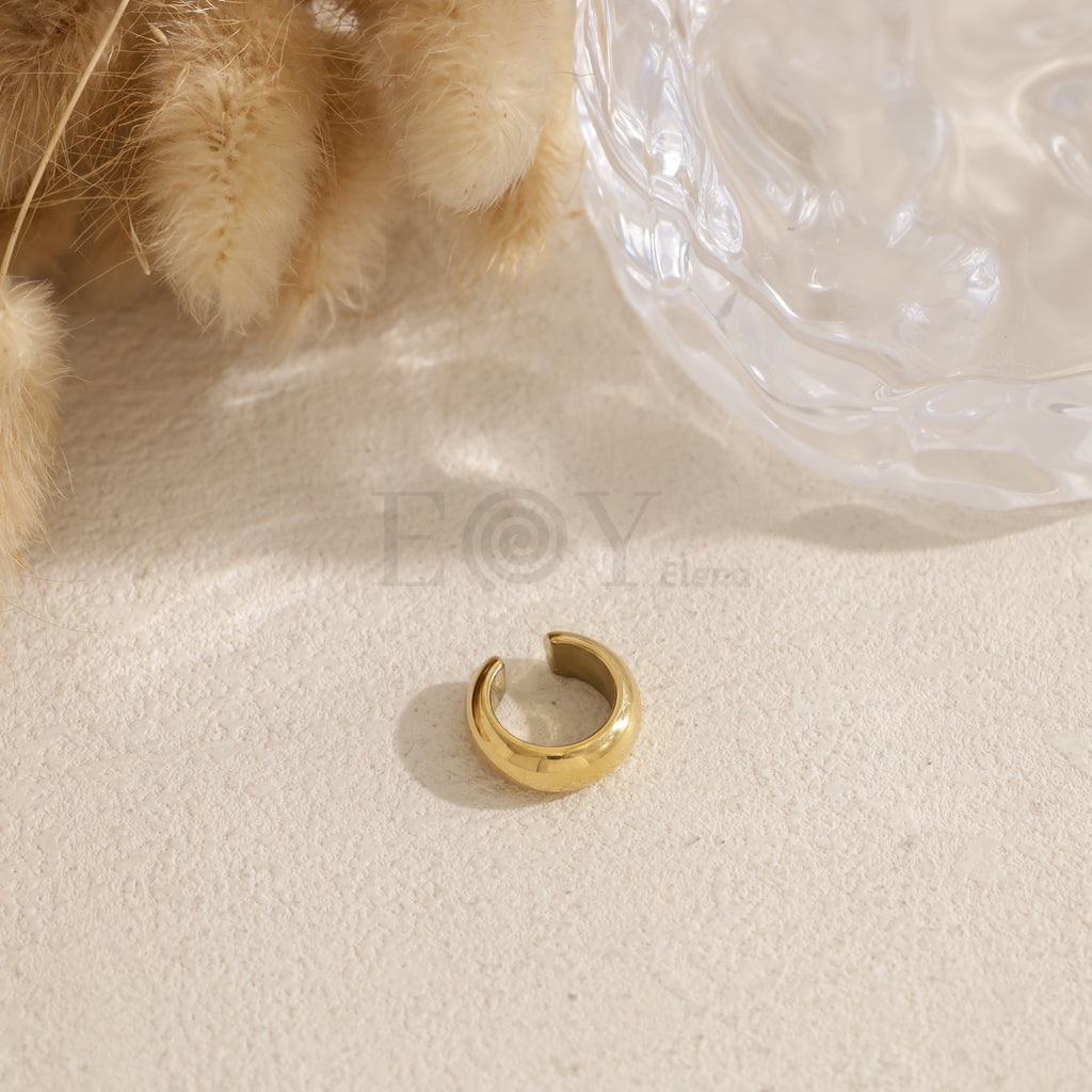 Brazalete de oreja simple acero