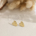 Pendientes corazón acero