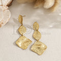 Pendientes triple forma acero