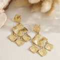 Pendientes forma cuadrada acero