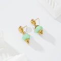 Pendientes piedra color