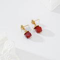 Pendientes piedra irregular