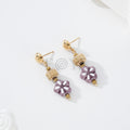Pendientes chapa con detalle color