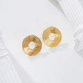 Pendientes círculo textura
