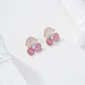 Pendientes flor color