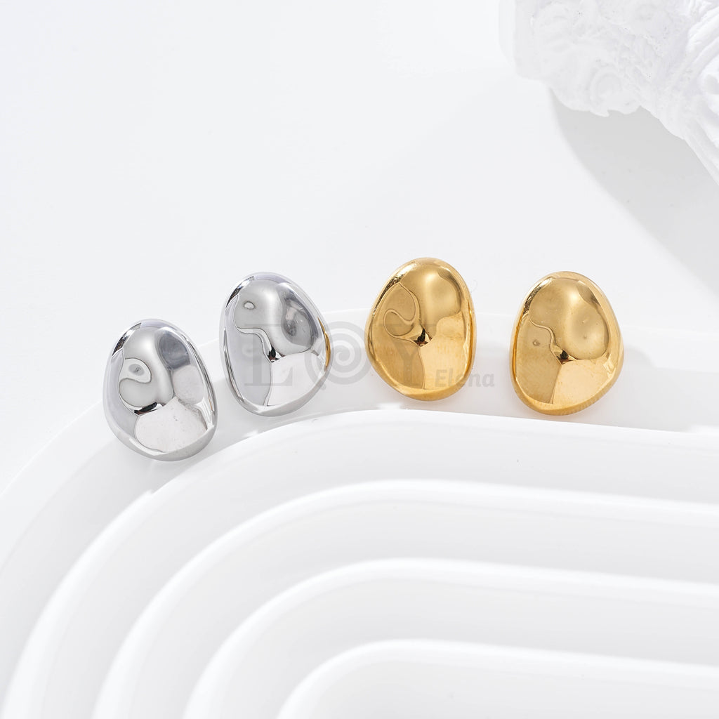 Pendientes chapa relieve
