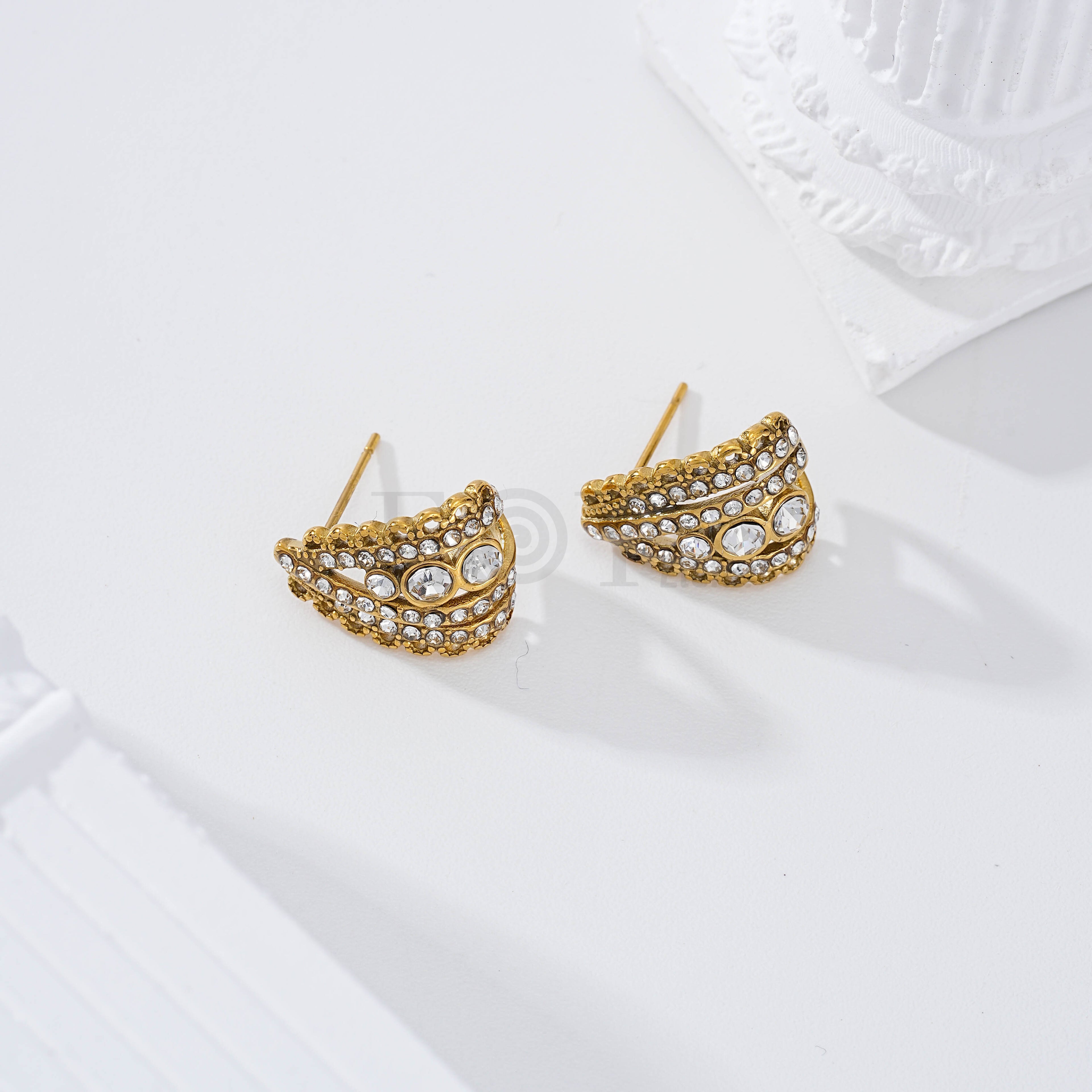 Pendientes con piedras