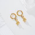 Pendientes de aro pato acero