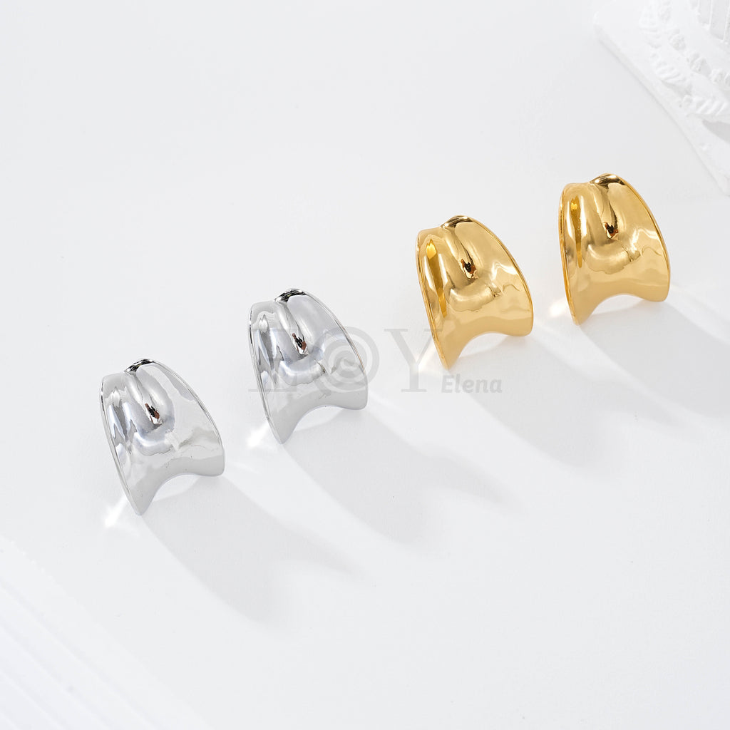 Pendientes gruesos acero