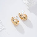 Pendientes gota goldfield grandes