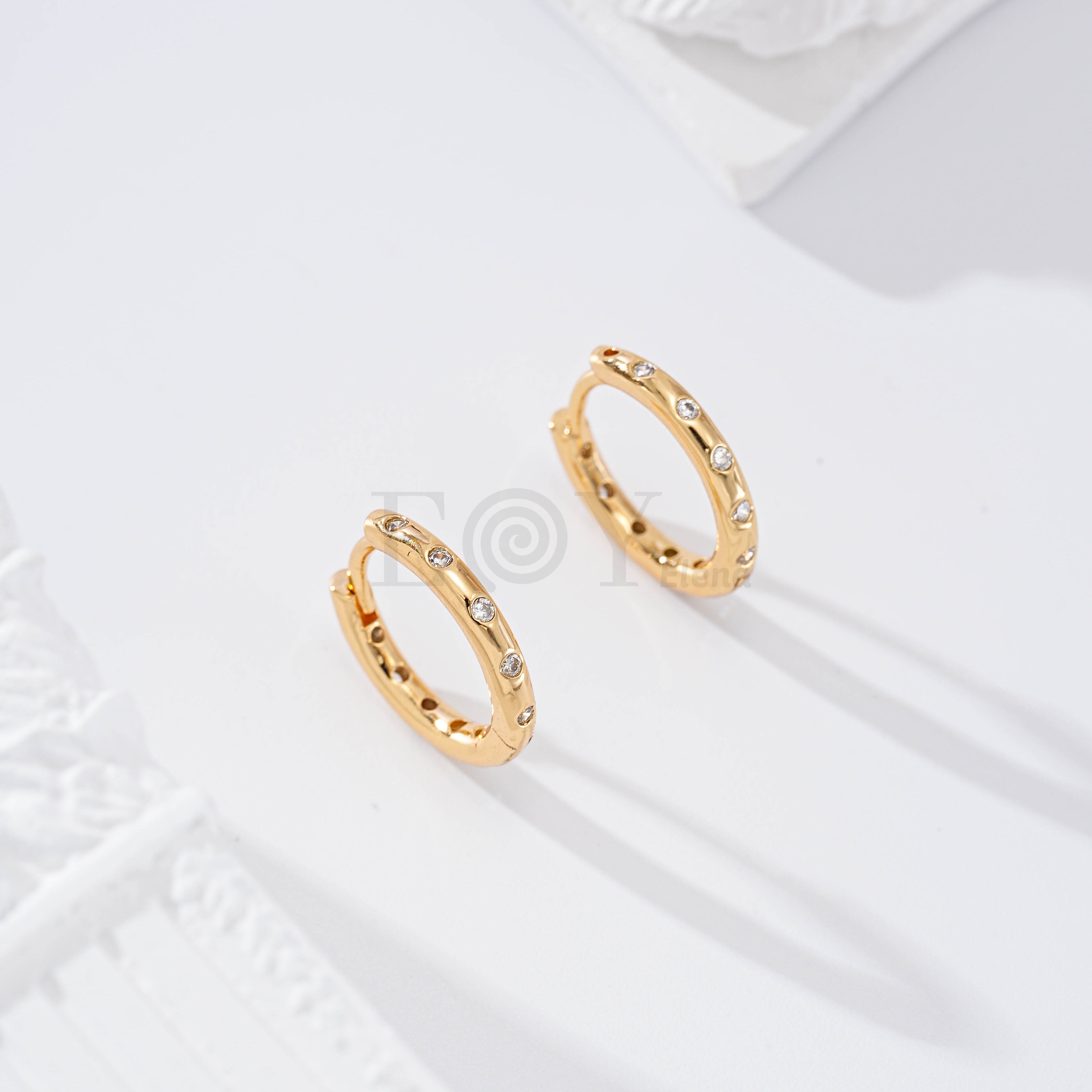 Aro con circonitas goldfield