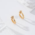 Aro con estrella circonitas goldfield