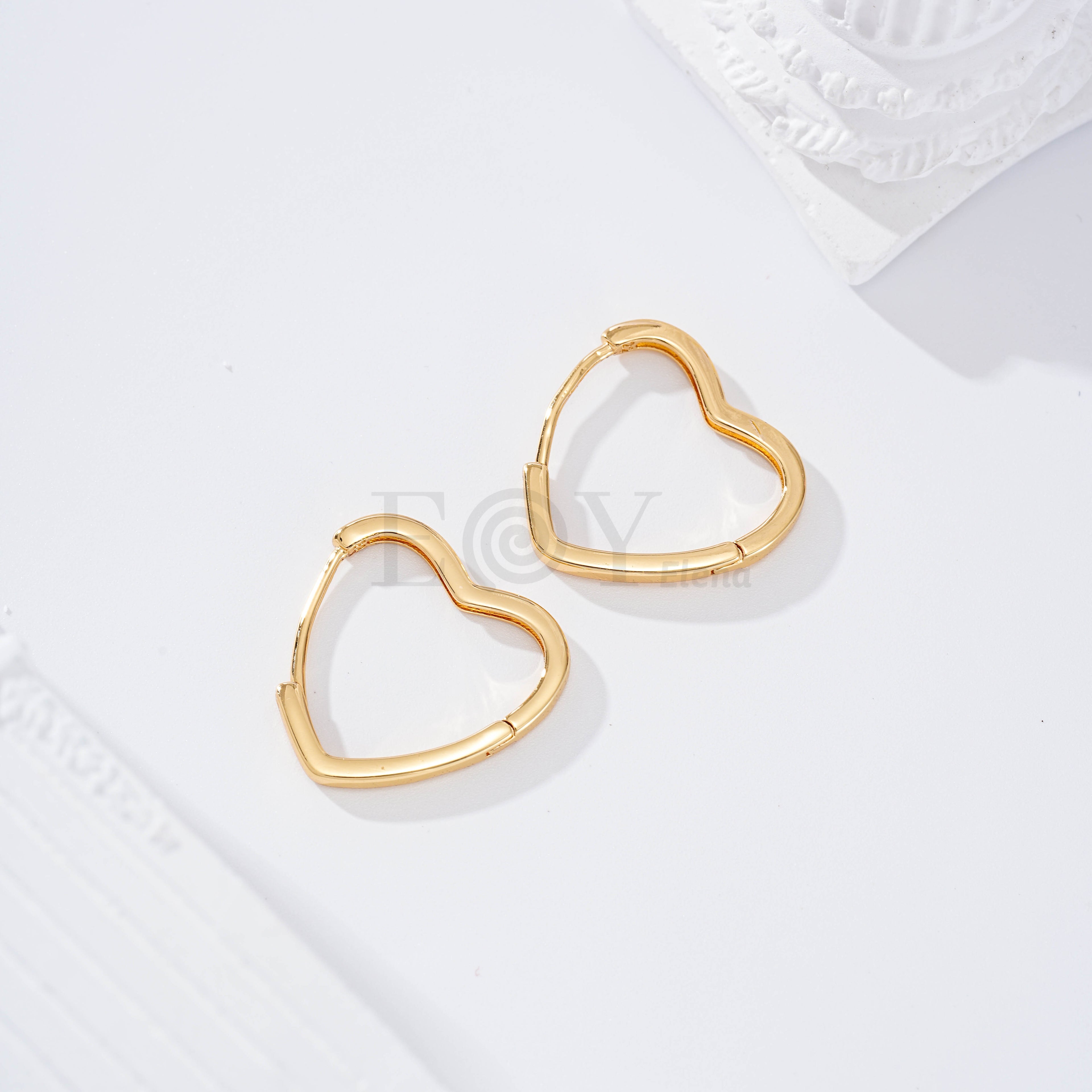 Aros corazón medianos goldfield