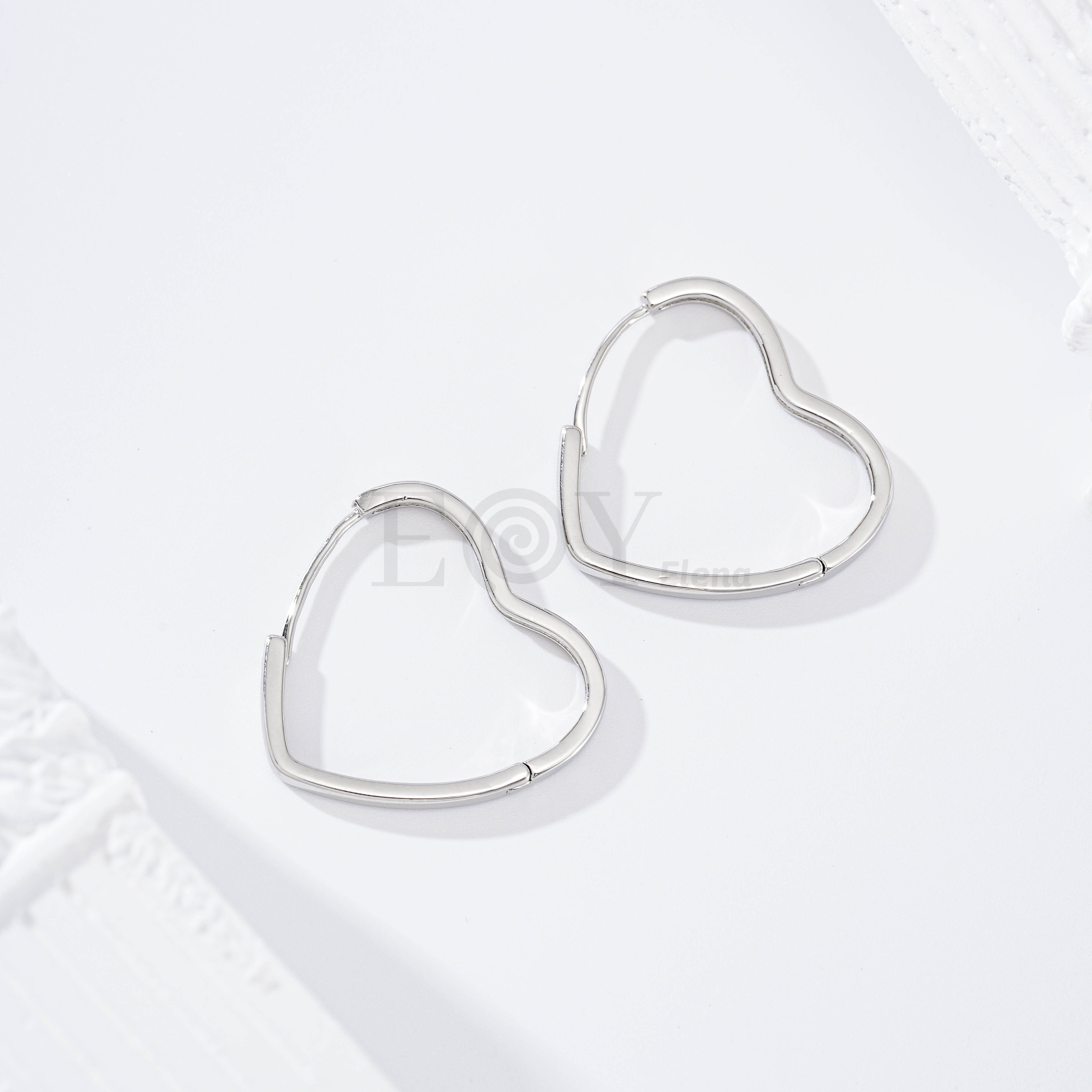 Aros corazón grandes goldfield