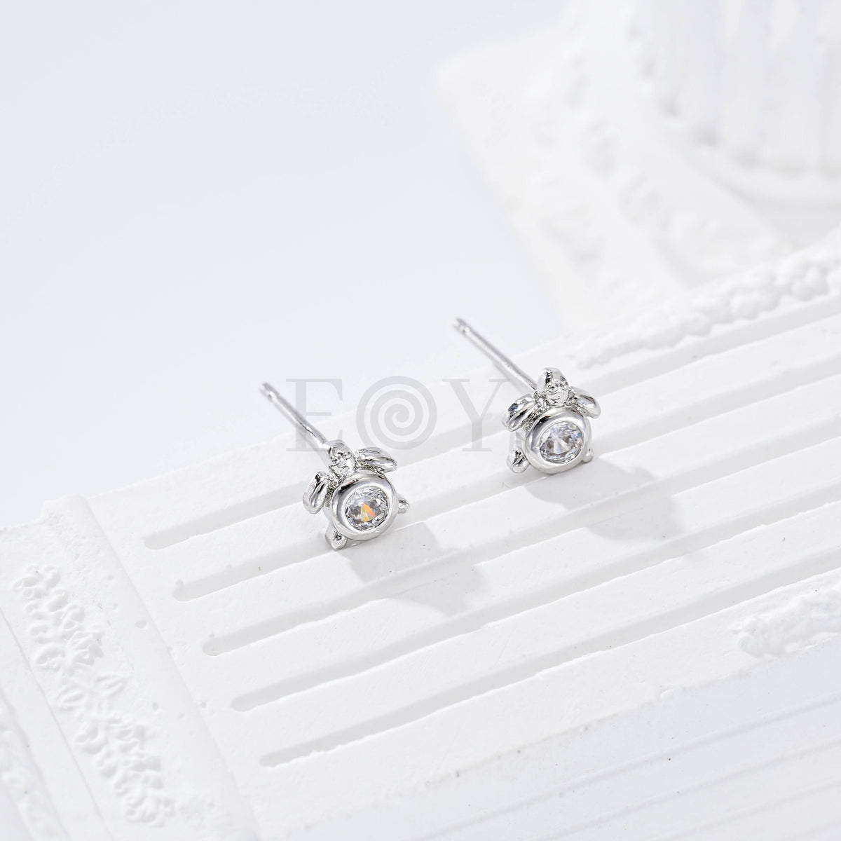 Pendientes circonita gold-filled