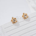 Pendientes tortuga circonita goldfield