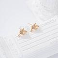 Pendientes pájaro circonitas goldfield