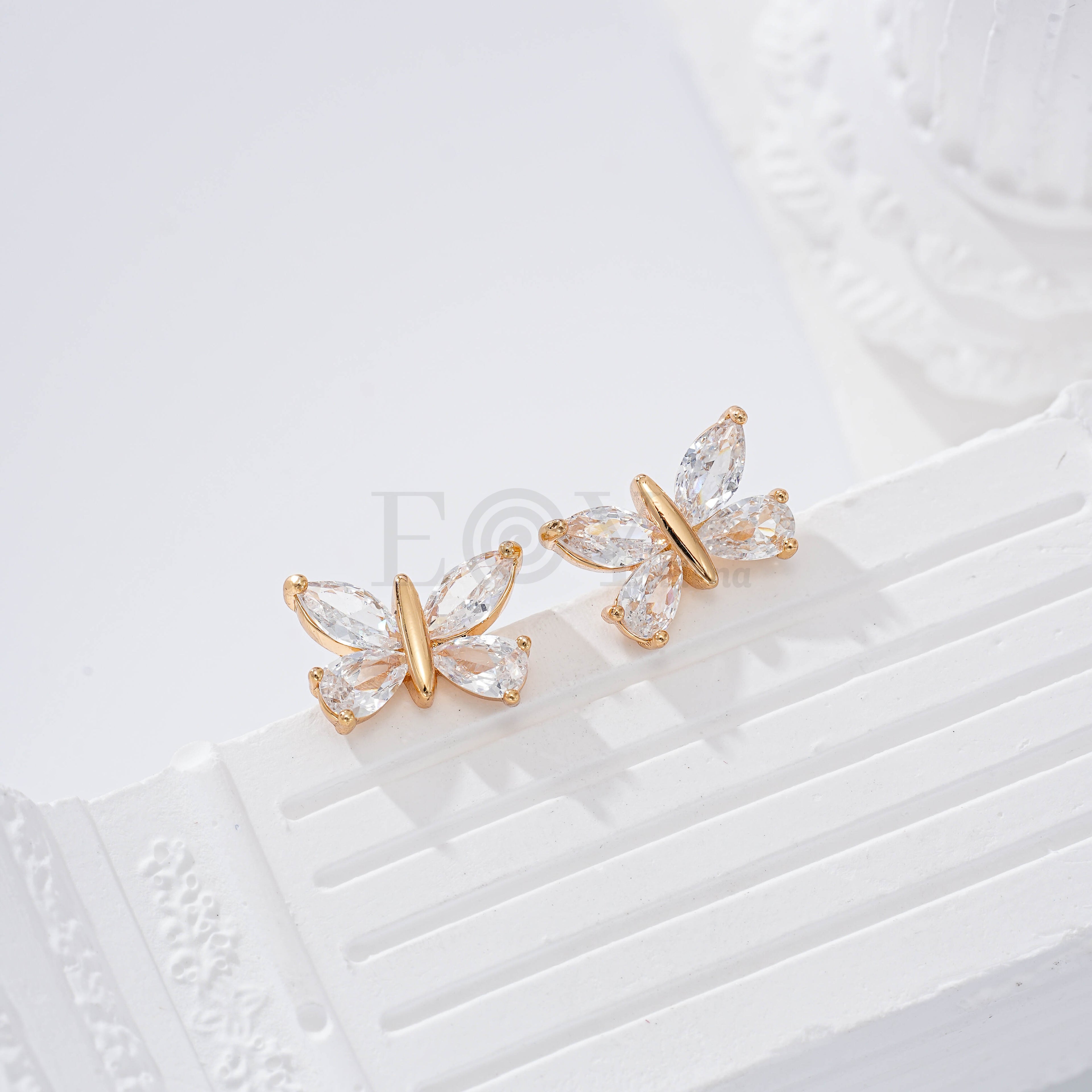 Pendientes mariposa goldfield