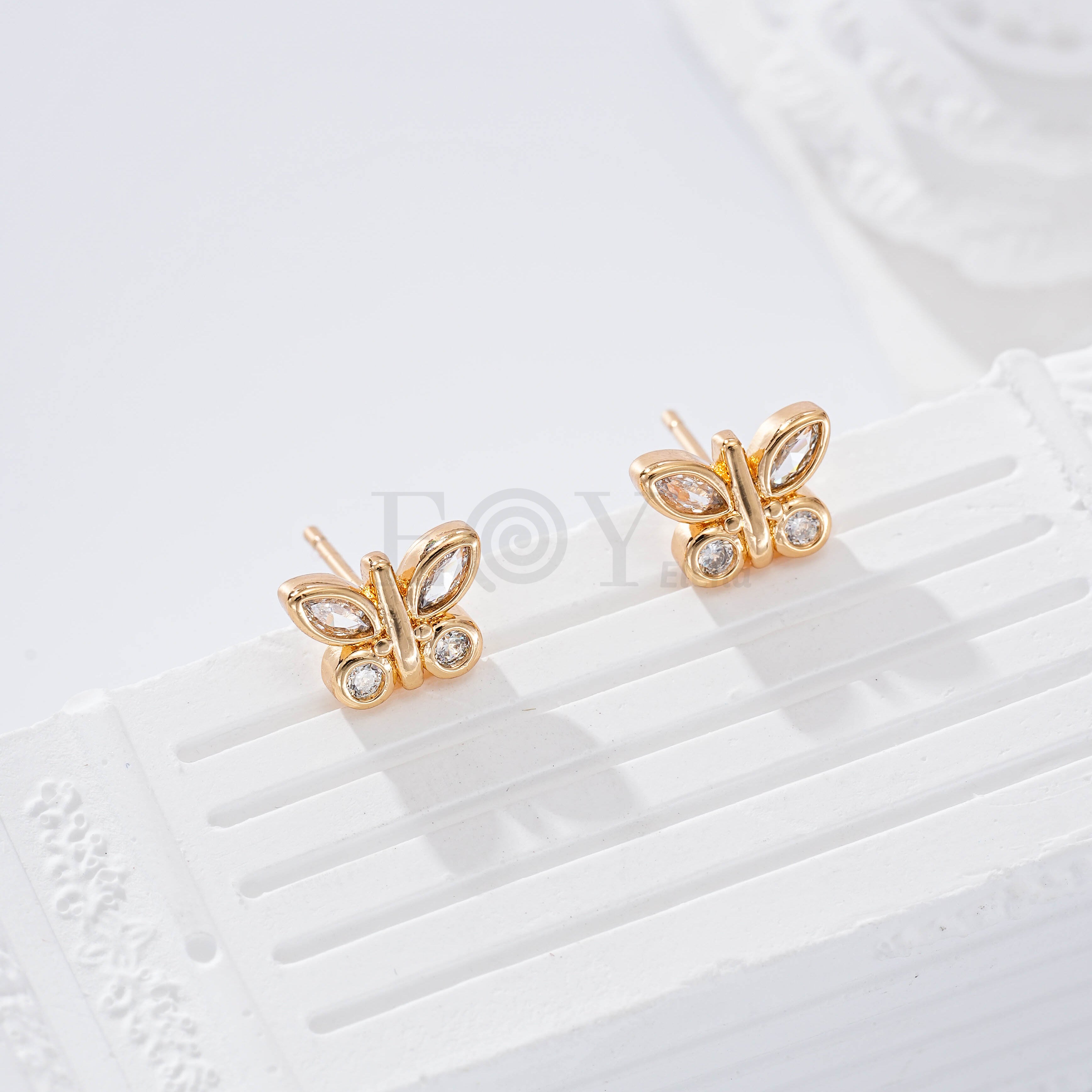 Pendientes mariposa goldfield