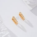 Aros cuadrados circonitas goldfield