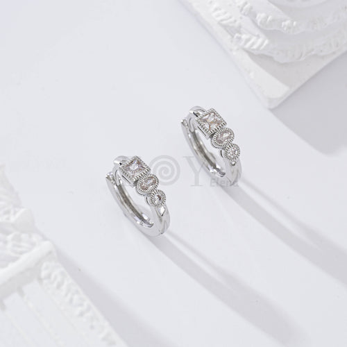 Aro con circonitas formas gold-filled