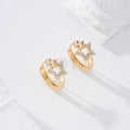 Aro con estrellas circonita goldfield