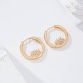 Aro con ojo circonitas goldfield