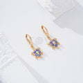 Pendientes de aro tortuga con ojos turcos goldfield