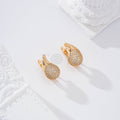 Pendientes gota circonitas omega goldfield