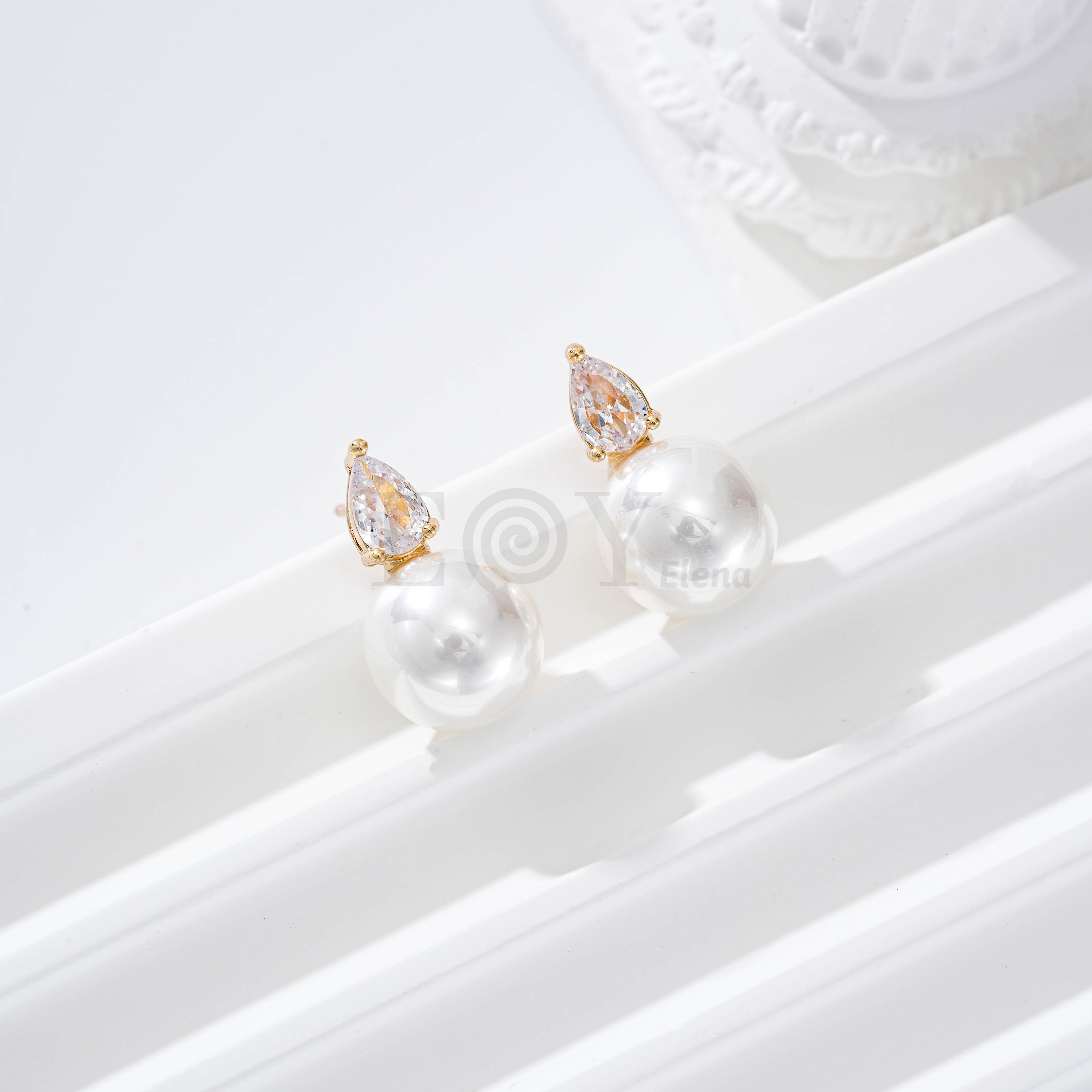 Pendientes piedra y perla goldfield