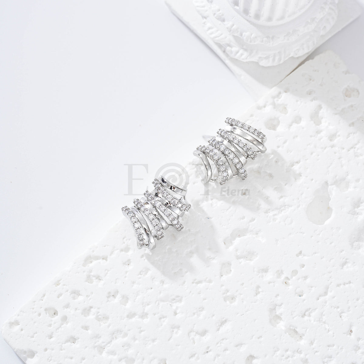 Pendientes varias filas gold-filled
