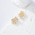 Pendientes varias filas goldfield